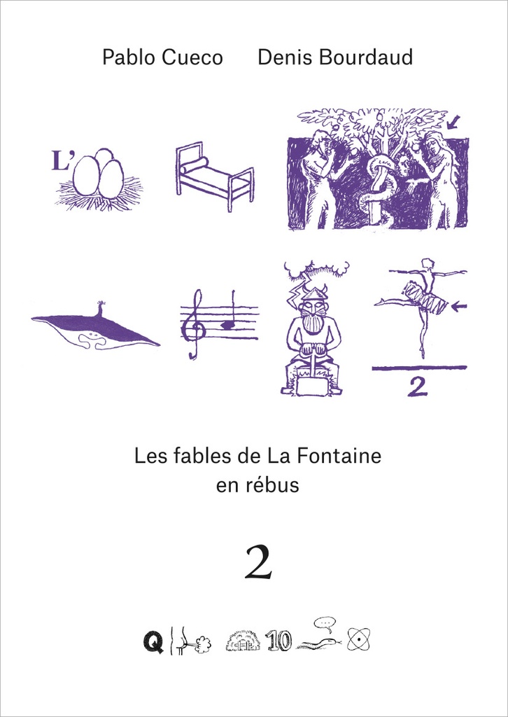 Le lièvre et la tortue - les fables de La Fontaine en rébus